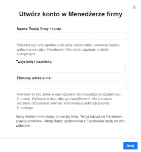 Menedżer firmy na Facebooku | Bluerank