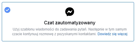 Pozyskiwanie leadów w Messengerze 1