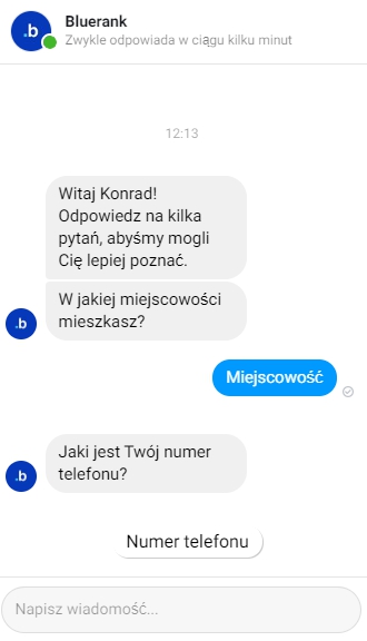 Pozyskiwanie leadów w Messengerze 4