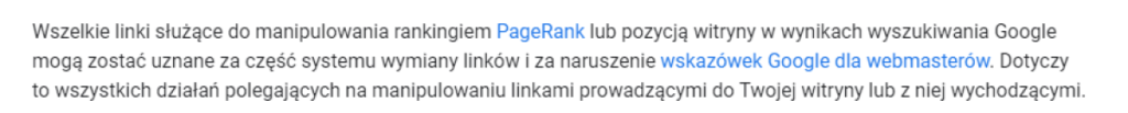 Nieuczciwe pozyskiwanie linków zewnętrznych może doprowadzić do spadków pozycji w SERP-ach..